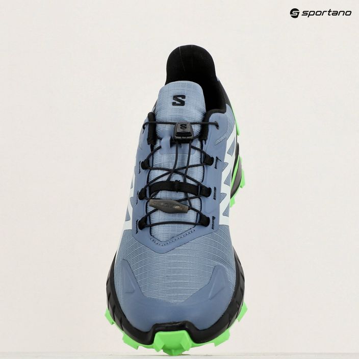 Salomon Supercross 4 мъжки обувки за бягане flint stone/black/green gecko 12