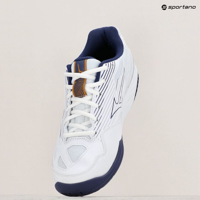 Мъжки обувки за волейбол Mizuno Cyclone Speed 4 white/blueribbon/mp gold 9
