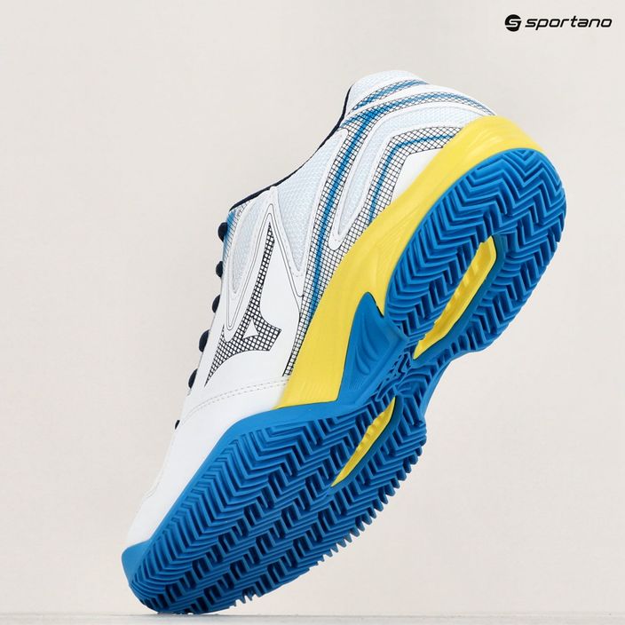 Мъжки обувки за тенис Mizuno Break Shot 4 CC white/dress blues/sulphur spring 9