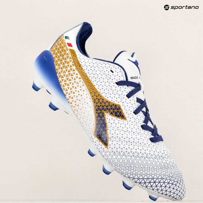 Мъжки футболни обувки Diadora Brasil Elite Tech GR ITA LPX white/blue/gold 11