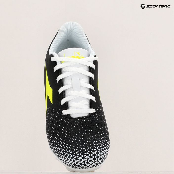 Детски футболни обувки Diadora Pichichi 6 MD JR черно/жълто флуо/бяло 15