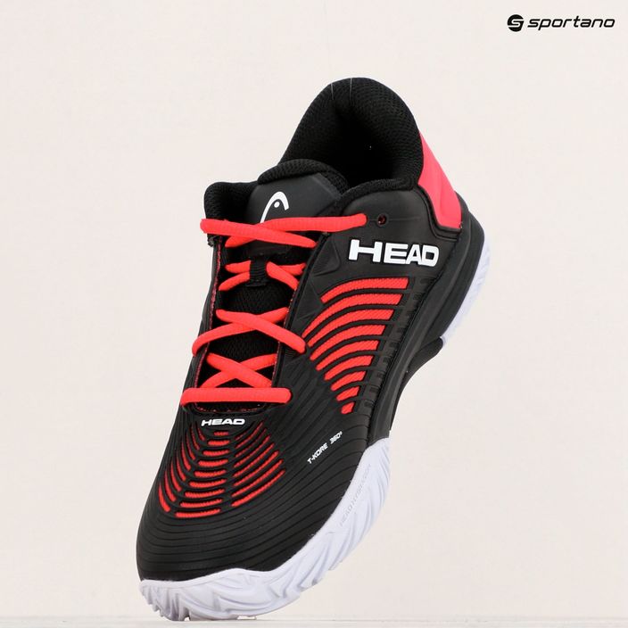 Детски обувки за тенис HEAD Revolt Pro 4.5 black/red 9