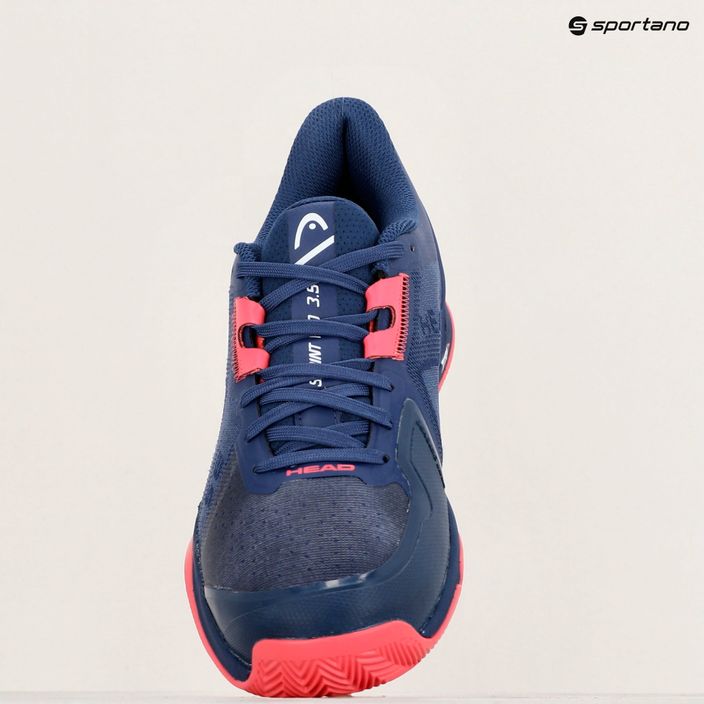 Дамски обувки за тенис HEAD Sprint Pro 3.5 Clay dark blue/azalea 9
