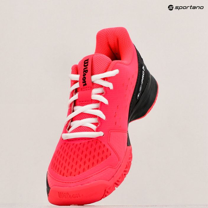 Детски обувки за тенис Wilson Rush Pro L Jr diva pink/black/white 9