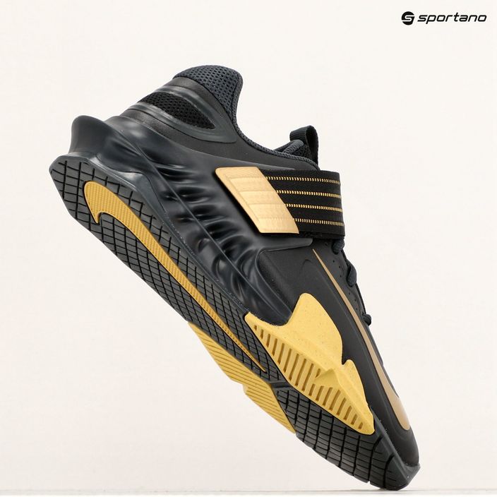 Обувки за вдигане на тежести Nike Savaleos black/met gold anthracite infinite gold 9