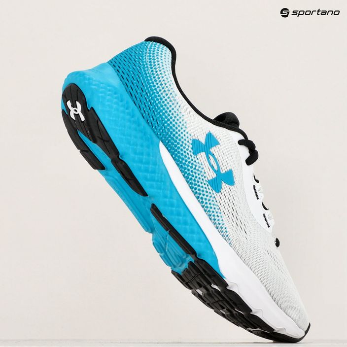 Under Armour Charged Rogue 4 white/circuit teal/circuit teal мъжки обувки за бягане 15