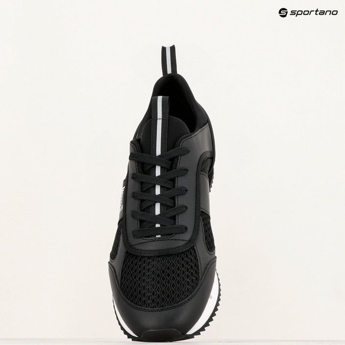 EA7 Emporio Armani Black & White Laces черни/бели обувки 14