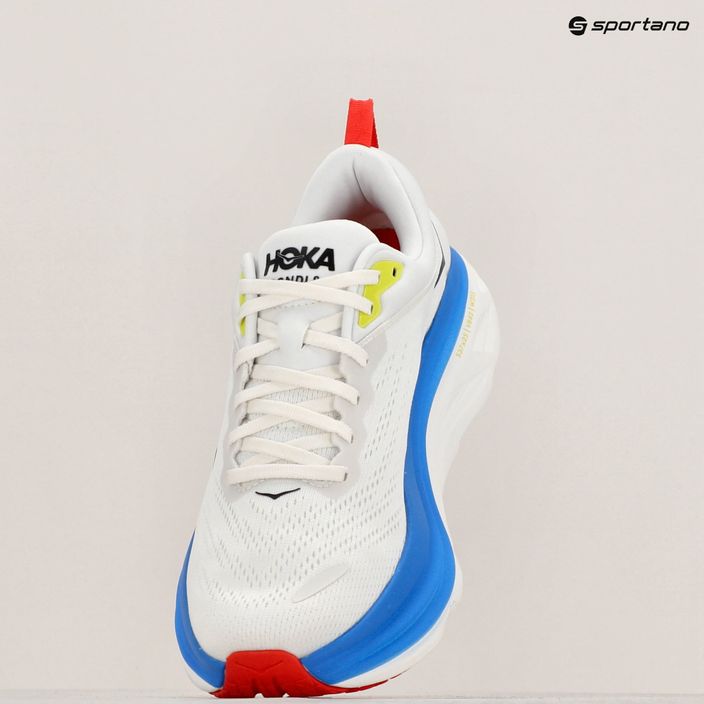 HOKA Bondi 8 мъжки обувки за бягане blanc de blanc/virtual blue 11