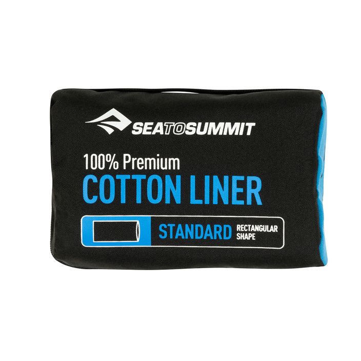 Sea to Summit Premium Cotton Travel Liner Морско синьо ASTDOSNB 2