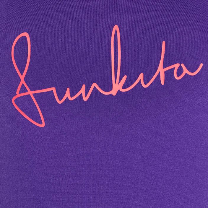 Дамски бански костюм Funkita с една каишка лилав пунш 3