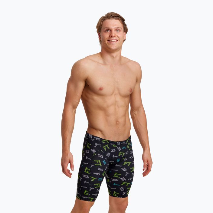 Мъжки бански Funky Trunks Training Swim Jammers black FTS003M7140030 6
