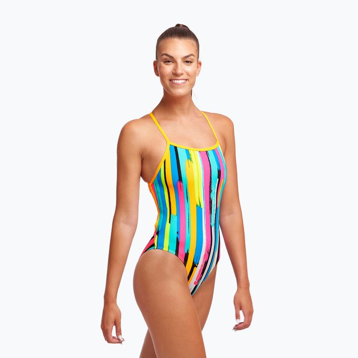 Функционален дамски бански костюм от една част с презрамки в цвят FS38L7148116 3