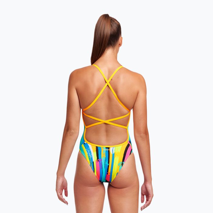 Функционален дамски бански костюм от една част с презрамки в цвят FS38L7148116 4
