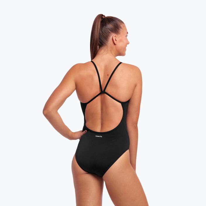 Дамски бански с една каишка Funkita Still Black 4