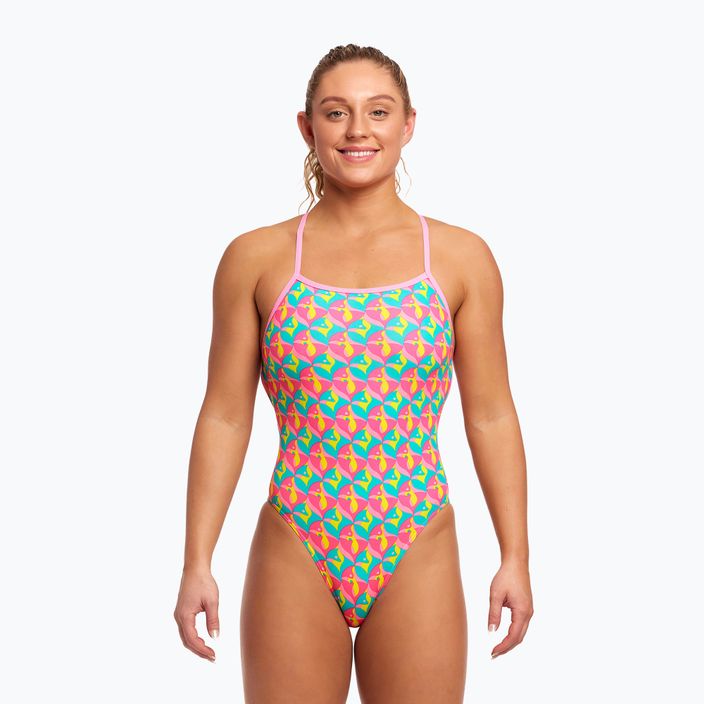 Funkita дамски бански от една част с презрамки foxy friends 5