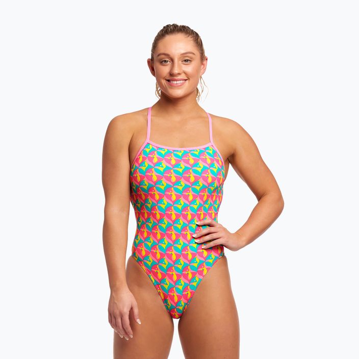 Funkita дамски бански от една част с презрамки foxy friends 6