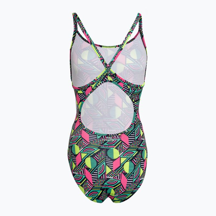 Дамски бански от една част Funkita Diamond Back One Piece dot matrix 2