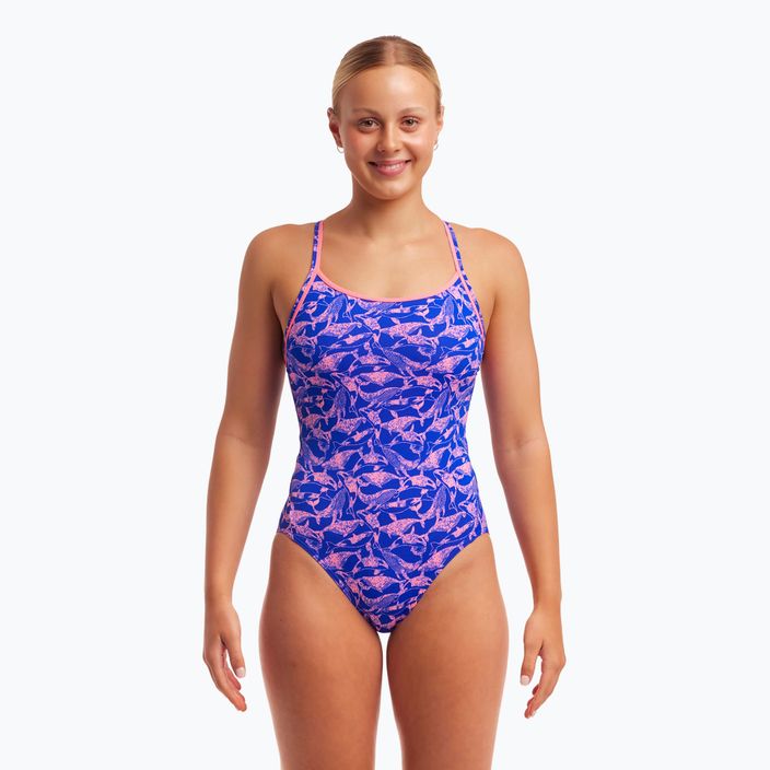 Дамски бански Funkita Diamond Back One Piece minky pinky 5