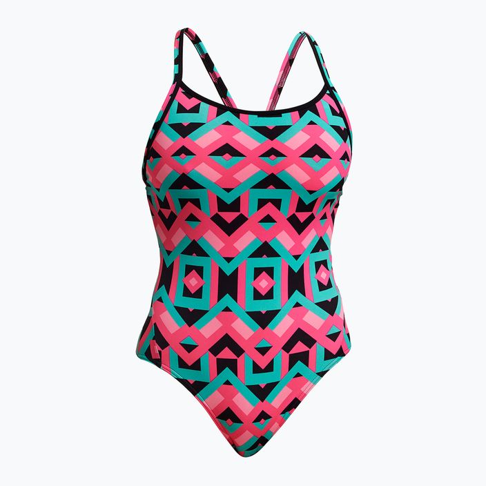 Дамски бански от една част Funkita Diamond Back One Piece square old