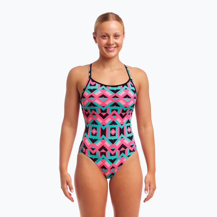 Дамски бански от една част Funkita Diamond Back One Piece square old 5