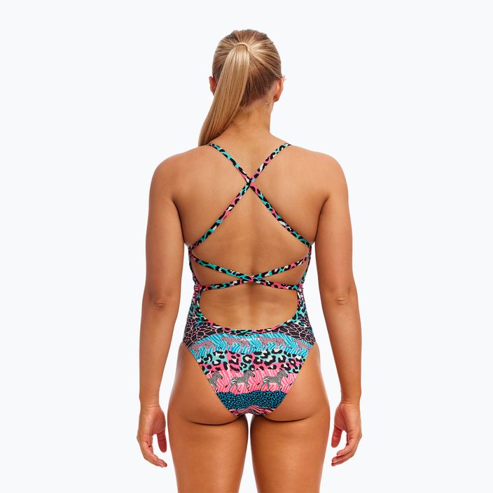 Funkita дамски бански от една част с каишка в едно парче диви неща 3