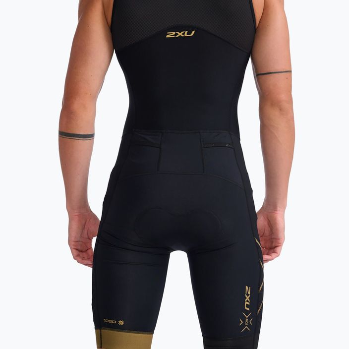 Мъжки костюм за триатлон 2XU Light Speed Front Zip black/gold 2