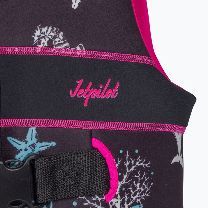 Jetpilot Cause Teen Neo детска жилетка за спускане в черно и розово 2008412 2