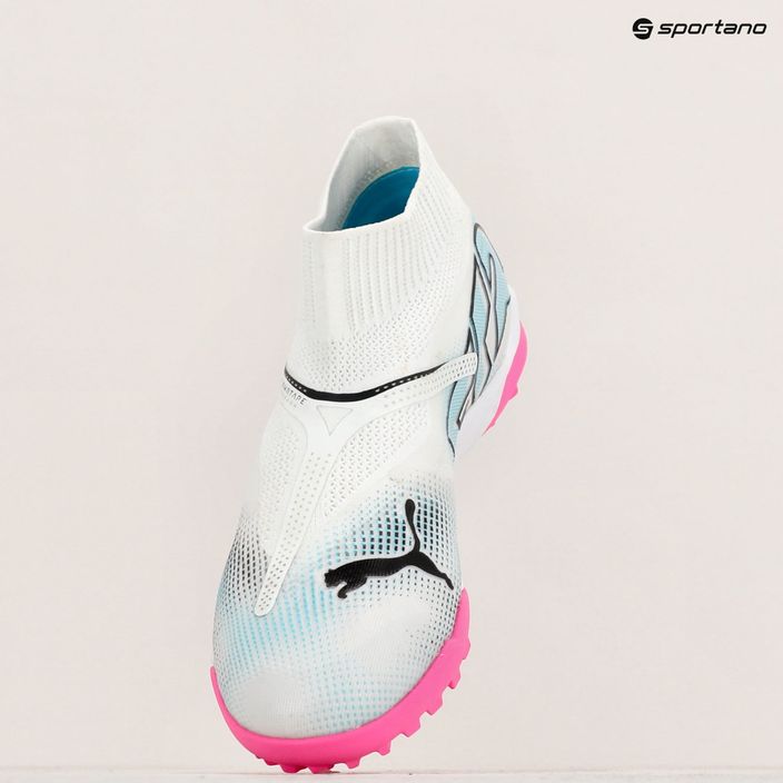 PUMA Future 7 Match+ LL TT футболни обувки puma white/puma black/poison pink 9