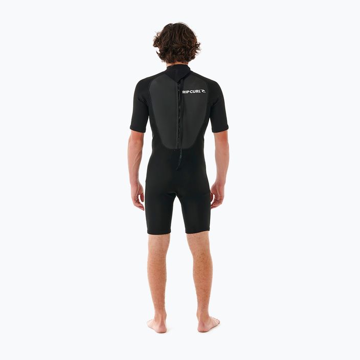 Мъжки бански костюм Rip Curl Omega 2mm Back Zip Springsuit Swim Foam Black 3