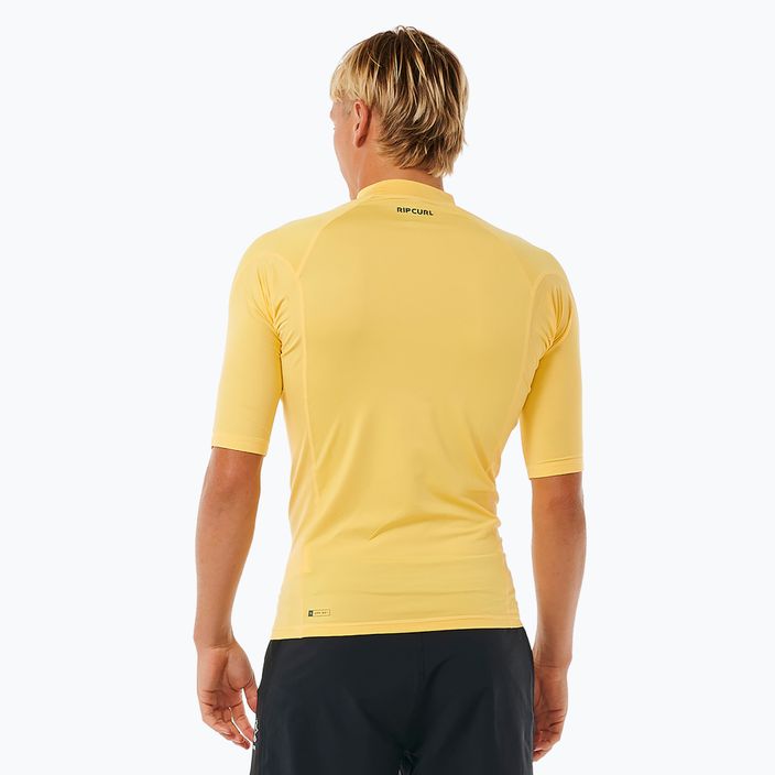 Мъжка риза за плуване Rip Curl Waves Upf Perf S/S yellow 4