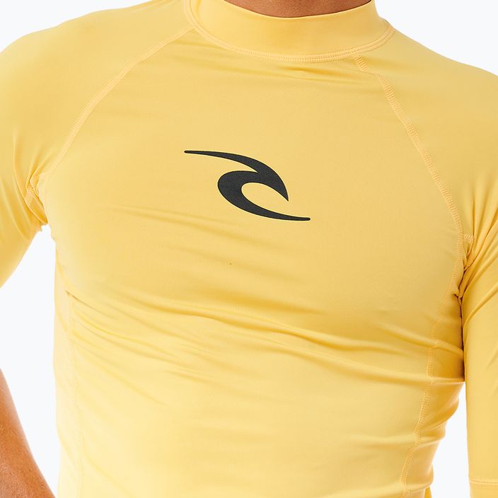 Мъжка риза за плуване Rip Curl Waves Upf Perf S/S yellow 6