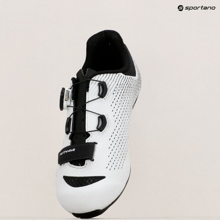 Northwave Storm Carbon 2 мъжки обувки за шосе бяло/черно 12