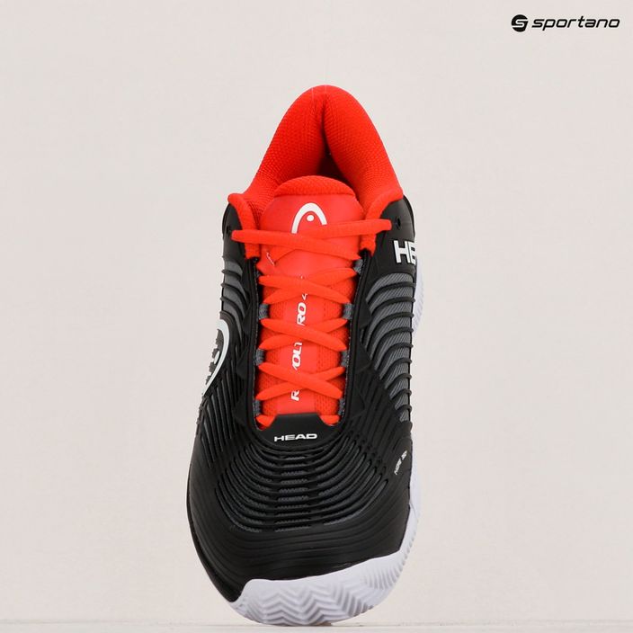 HEAD Revolt Pro 4.5 Clay мъжки обувки за тенис черни/червени 11