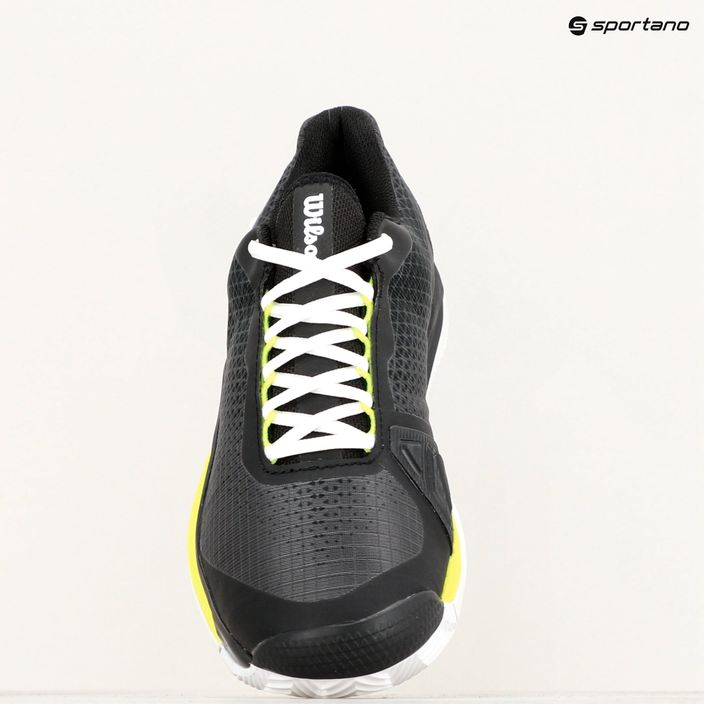 Мъжки обувки за тенис Wilson Rush Pro 4.0 Clay black/white/safety yellow 16