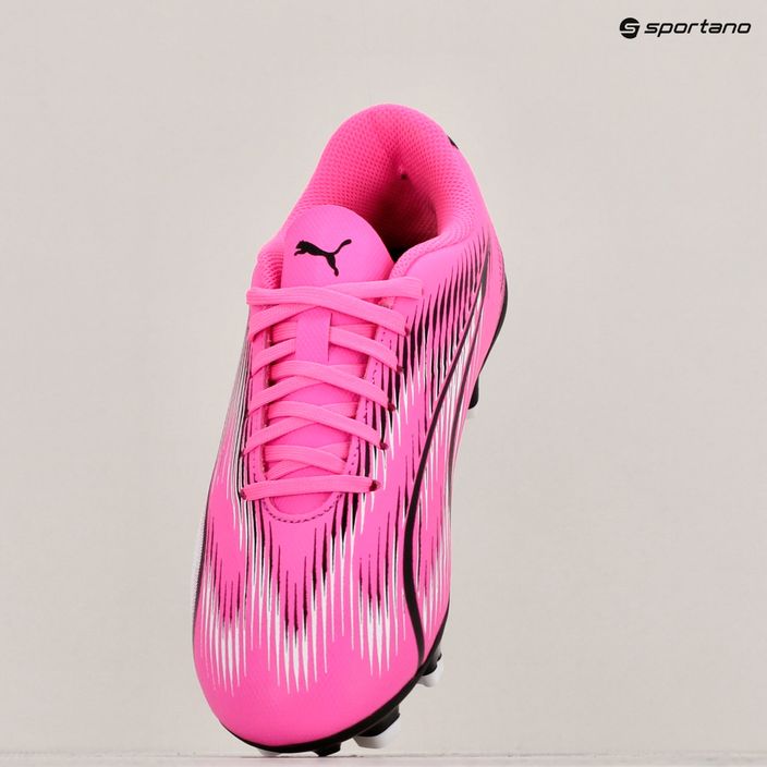 Детски футболни обувки PUMA Ultra Play FG/AG Jr poison pink/puma white/puma black 16