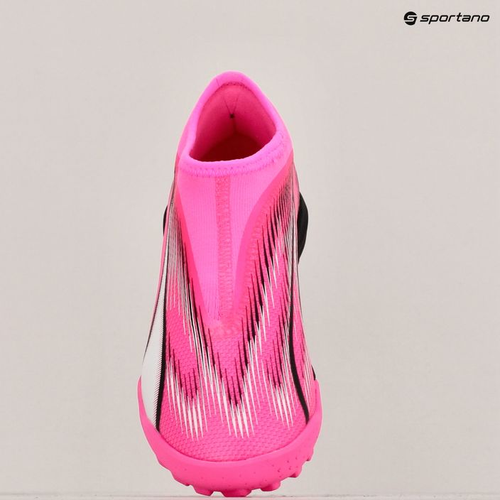 Детски футболни обувки PUMA Ultra Match LL TT + Mid Jr poison pink/puma white/puma black 15