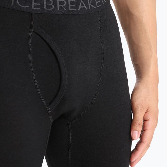 Мъжки термо панталони Icebreaker 200 Oasis W/Fly 001 black IB1043700011 4