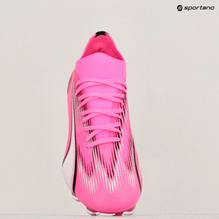 Футболни обувки PUMA Ultra Match FG/AG отровно розово/пума бяло/пума черно 18