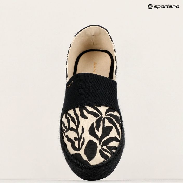 GANT дамски обувки Raffiaville dry sand/black 16