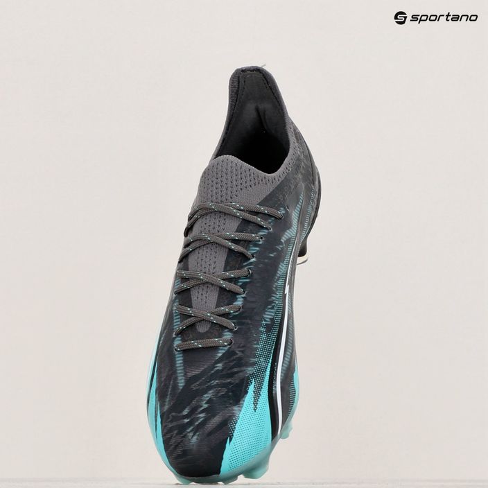 Футболни обувки PUMA Ultra Ultimate Rush FG/AG strong gray/puma white/electro aqua 15