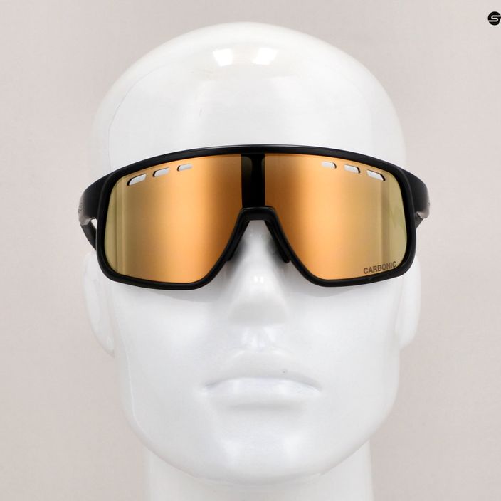 CASCO SX-25 Carbonic черни/златни огледални слънчеви очила 7