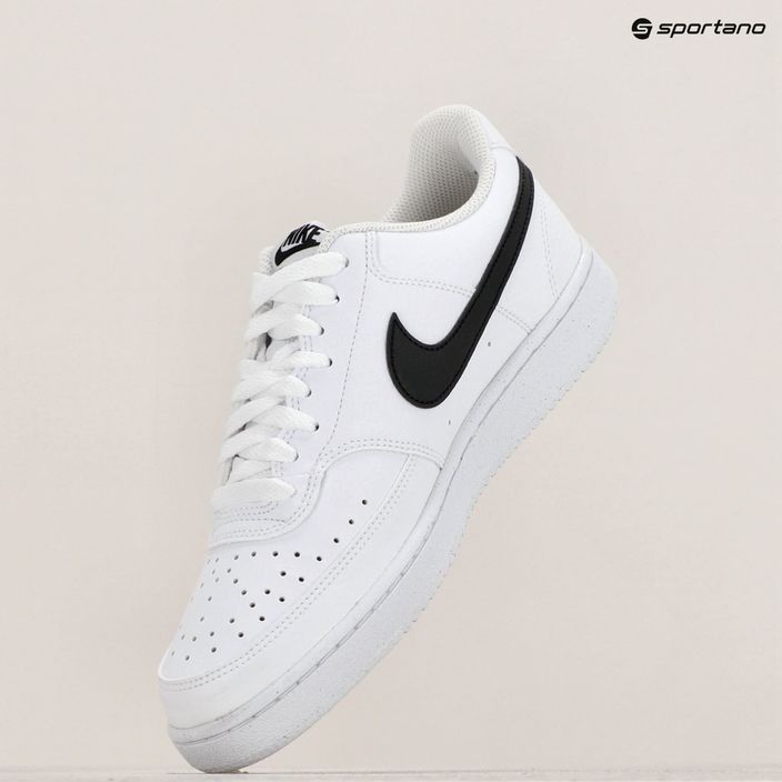 Nike Court Vision Low Next Nature мъжки обувки бяло/черно/бяло 9