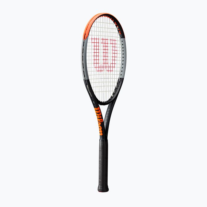 Ракета за тенис Wilson Burn 100 V4.0 черна и оранжева WR044710U 8