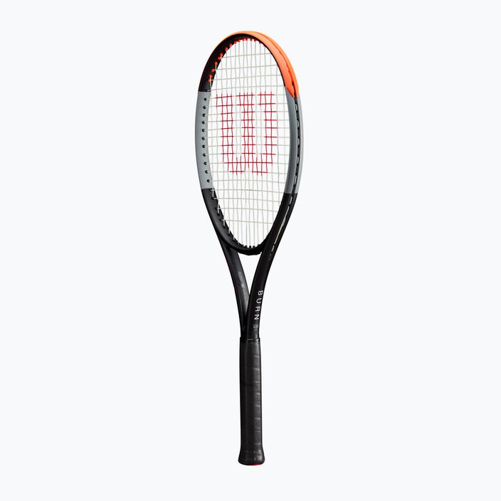 Ракета за тенис Wilson Burn 100 V4.0 черна и оранжева WR044710U 9