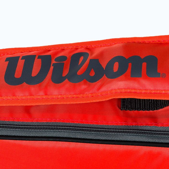 Детска чанта за тенис Wilson Junior Racketbag червена WR8017804001 3