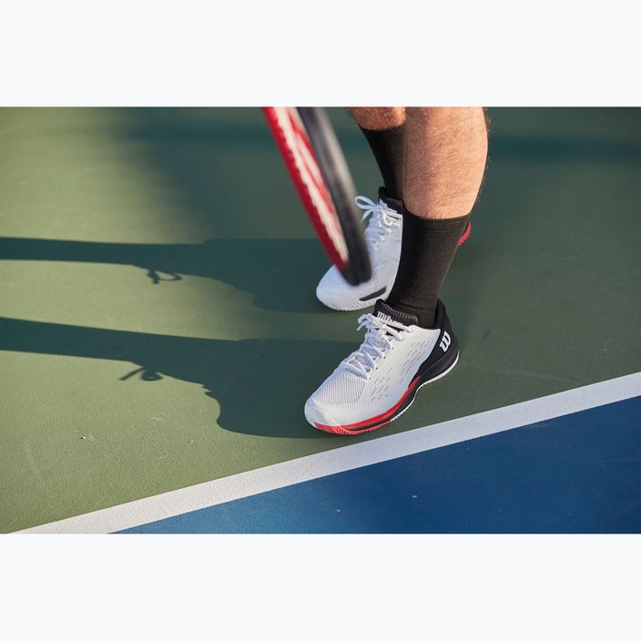 Мъжки обувки за тенис Wilson Rush Pro Ace white/red/poppy red 11