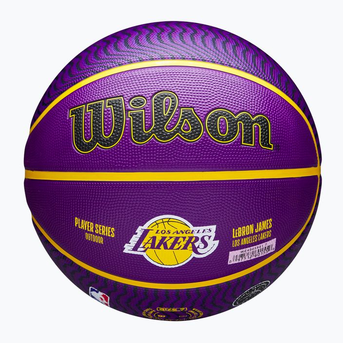 Wilson NBA Player Icon Outdoor Lebron баскетбол WZ4005901XB7 размер 7 6