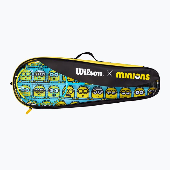 Детски комплект за бадминтон Wilson Minions 2.0 black/yellow 4