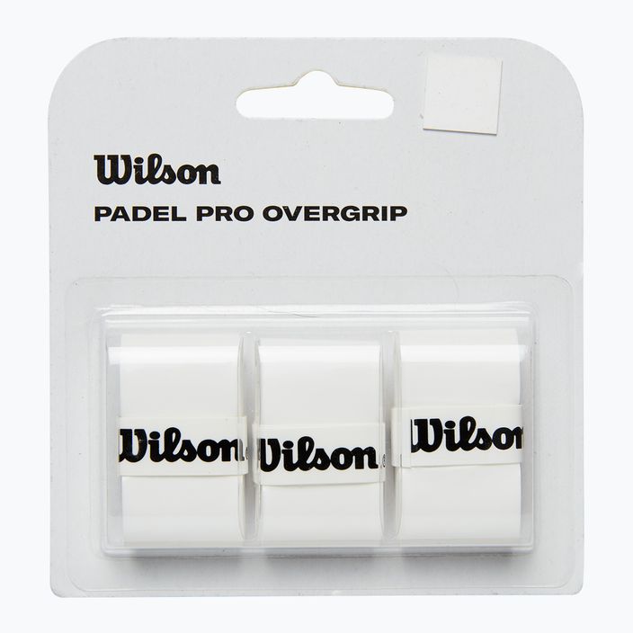 Уилсън Padel Pro Overgrip обвивки за ракети Padel 3 бр. бели. 2