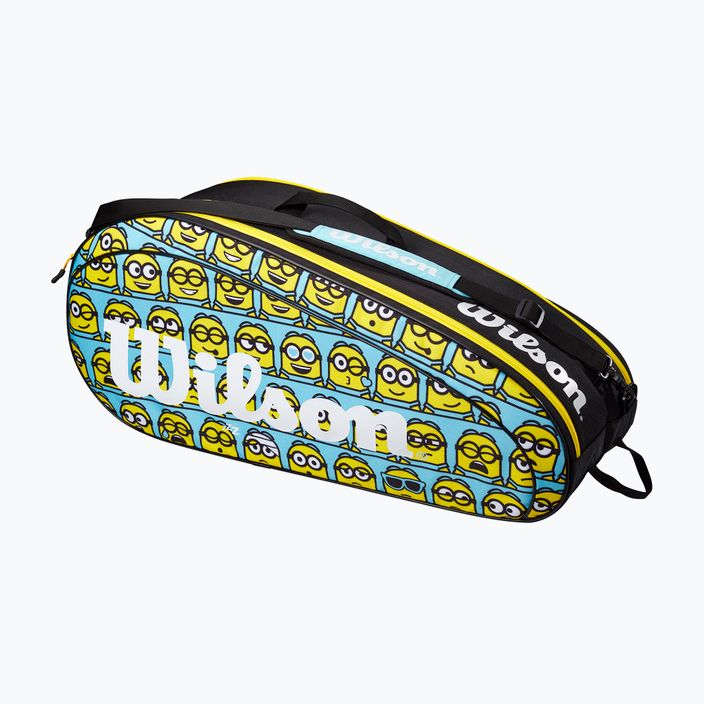Детска чанта за тенис Wilson Minions 2.0 Team 6 Pack синьо жълто черно 8